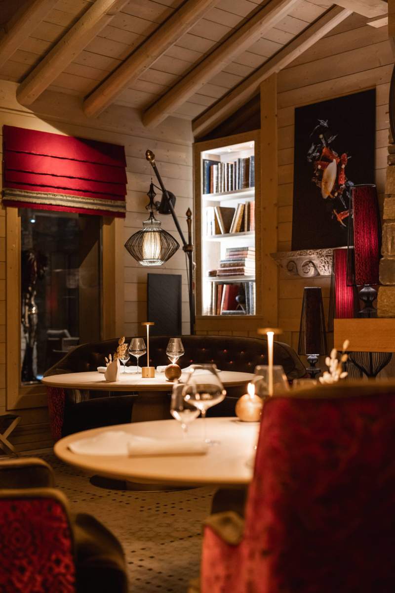 Restaurant pâtissier gastronomique Le Sarkara 2 étoiles Michelin à Courchevel 1850